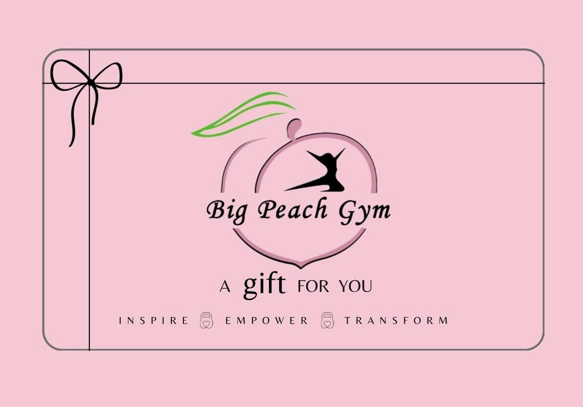 Big Peach Gym Gift Card